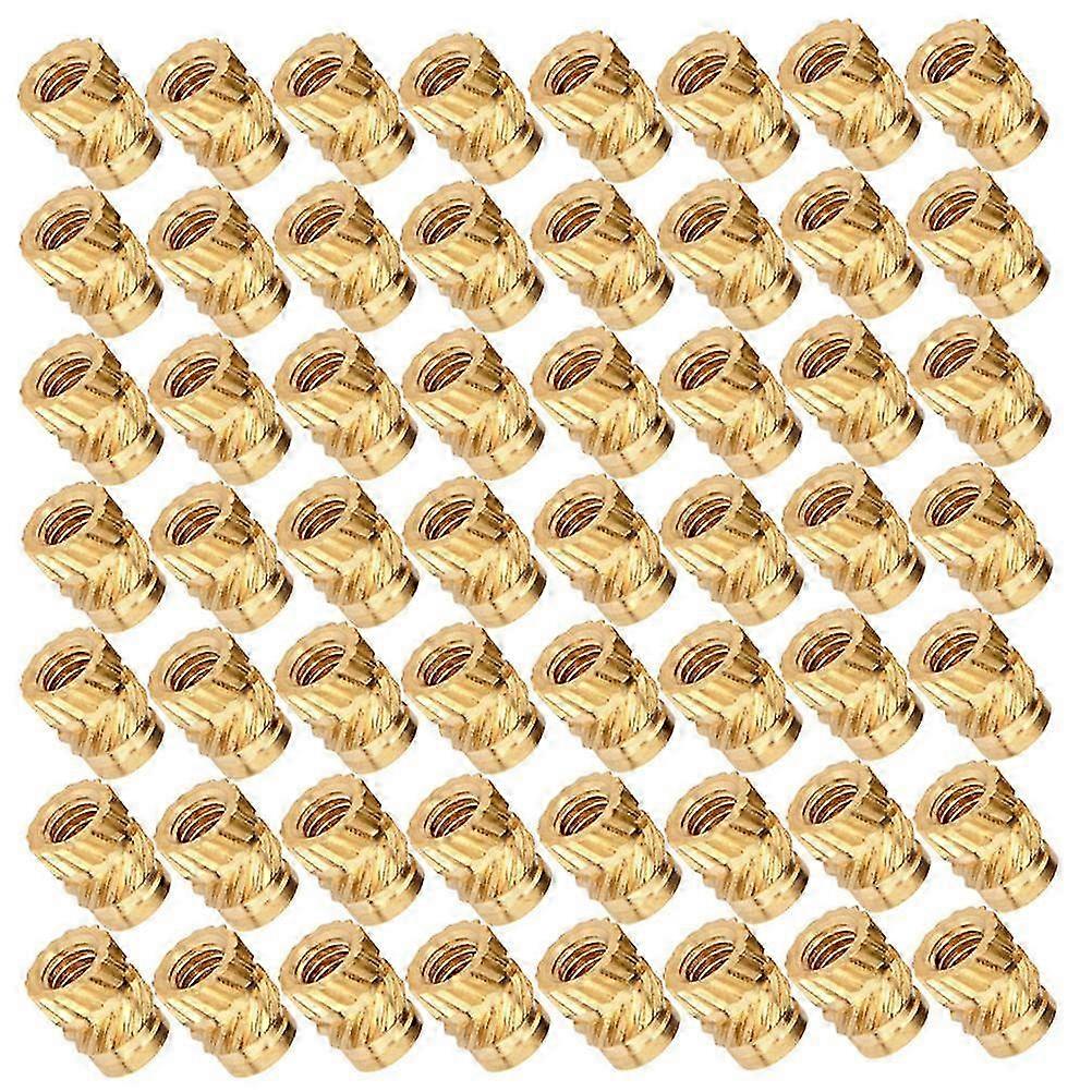 100pcs Professional Threaded Press Fitting Nuts 3D Printed Embedment nuts