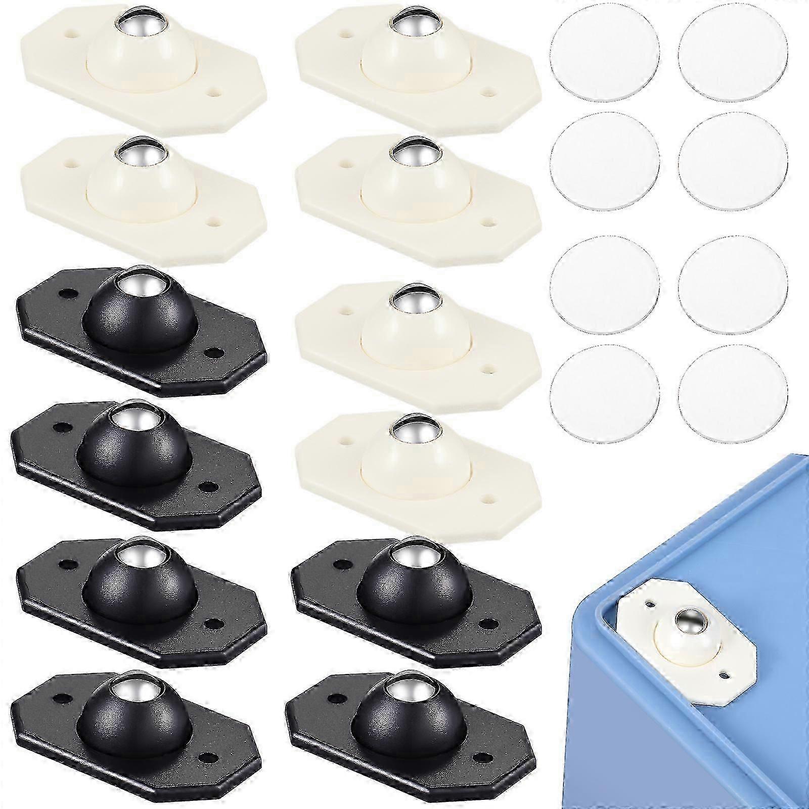 16 Replaceable Multi-functional Mini Casters for Home Use (sticky wheels)