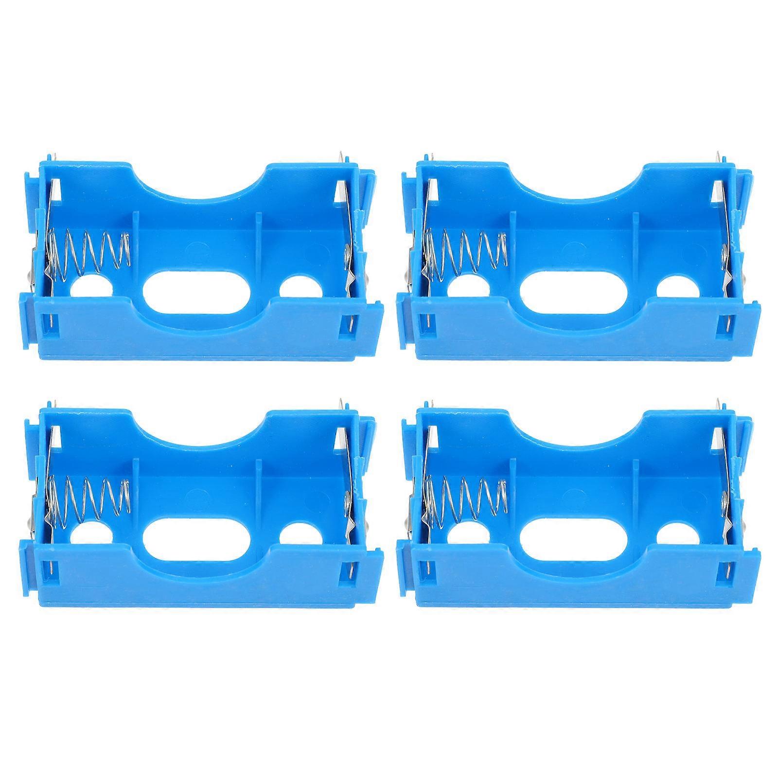4pcs Plastic Terminal Battery Box Electricity Experiment Teaching Physics Tool Random Color