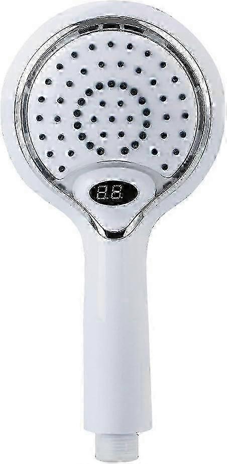 Temperature Sensor Display Equipped LED Handheld Shower Head