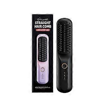AMZ Wireless Direct Hair Drying Brush (Black) - Daily Scalp Massage, Hair Care, Styling - Convenient Wireless Hair Drying Brush For Hair Care Tools