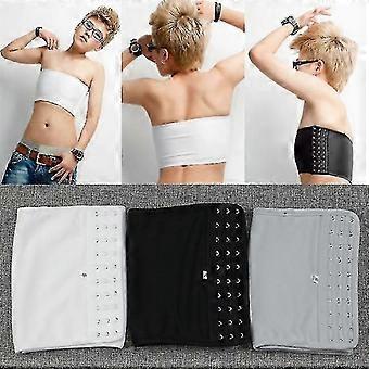 Hengittävä olkaimeton rintasideaine transille ja cosplaylle, kesän nailonkuitu ja elastaani, S-XXL