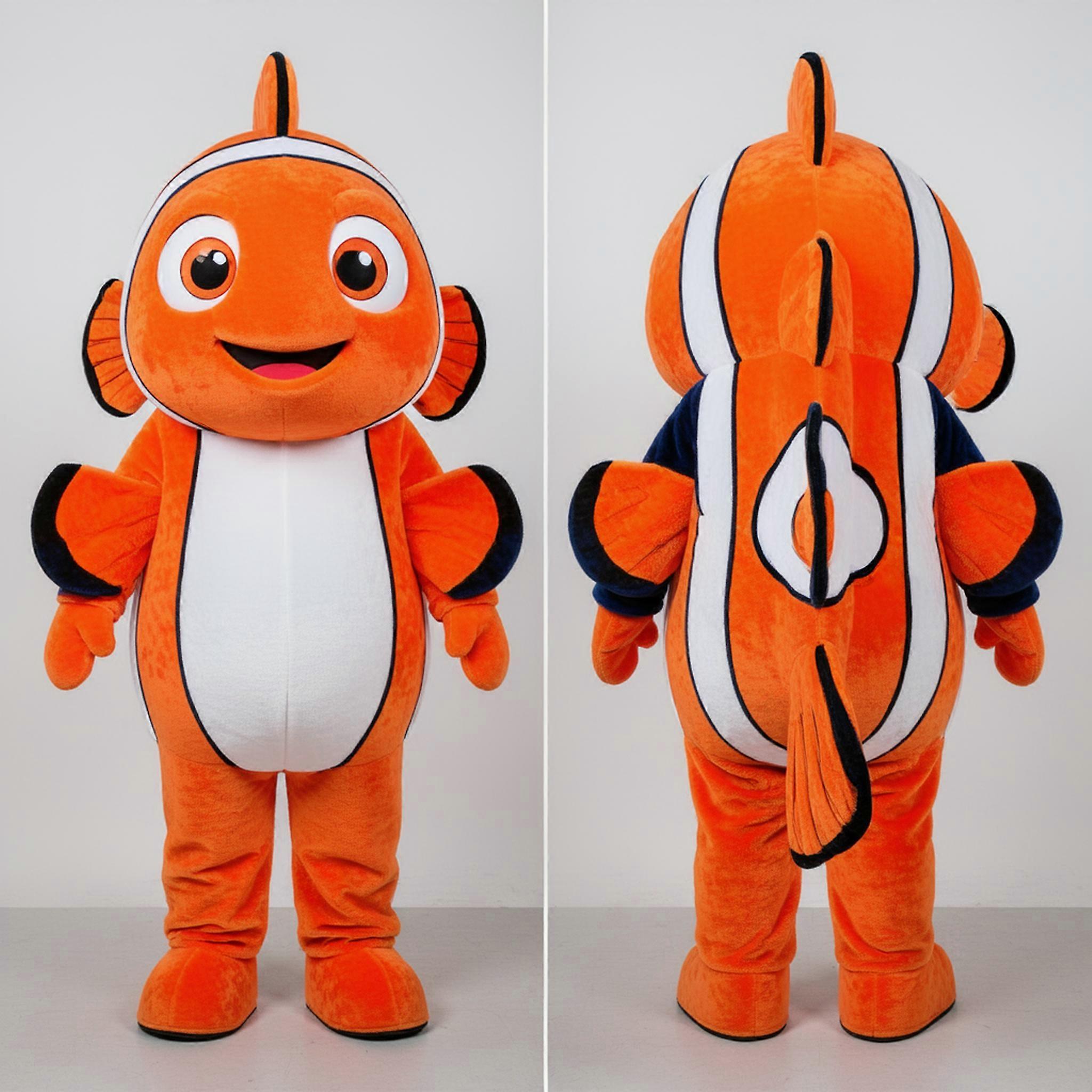 MASTICOT Navy Broad Shouldered Clown Fish Mascot