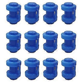 12 Pcs Trampoline Caps 25 Mm,trampoline End Caps For Attaching The Safety Net To The Net Poles Of T