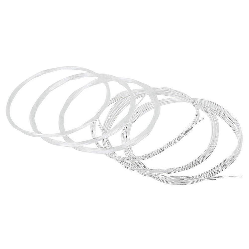Shuffle Oud Strings Set 12-String Silver Plated Nylon Rustproof Beginner Practice Strings Oud Instrument Accessories