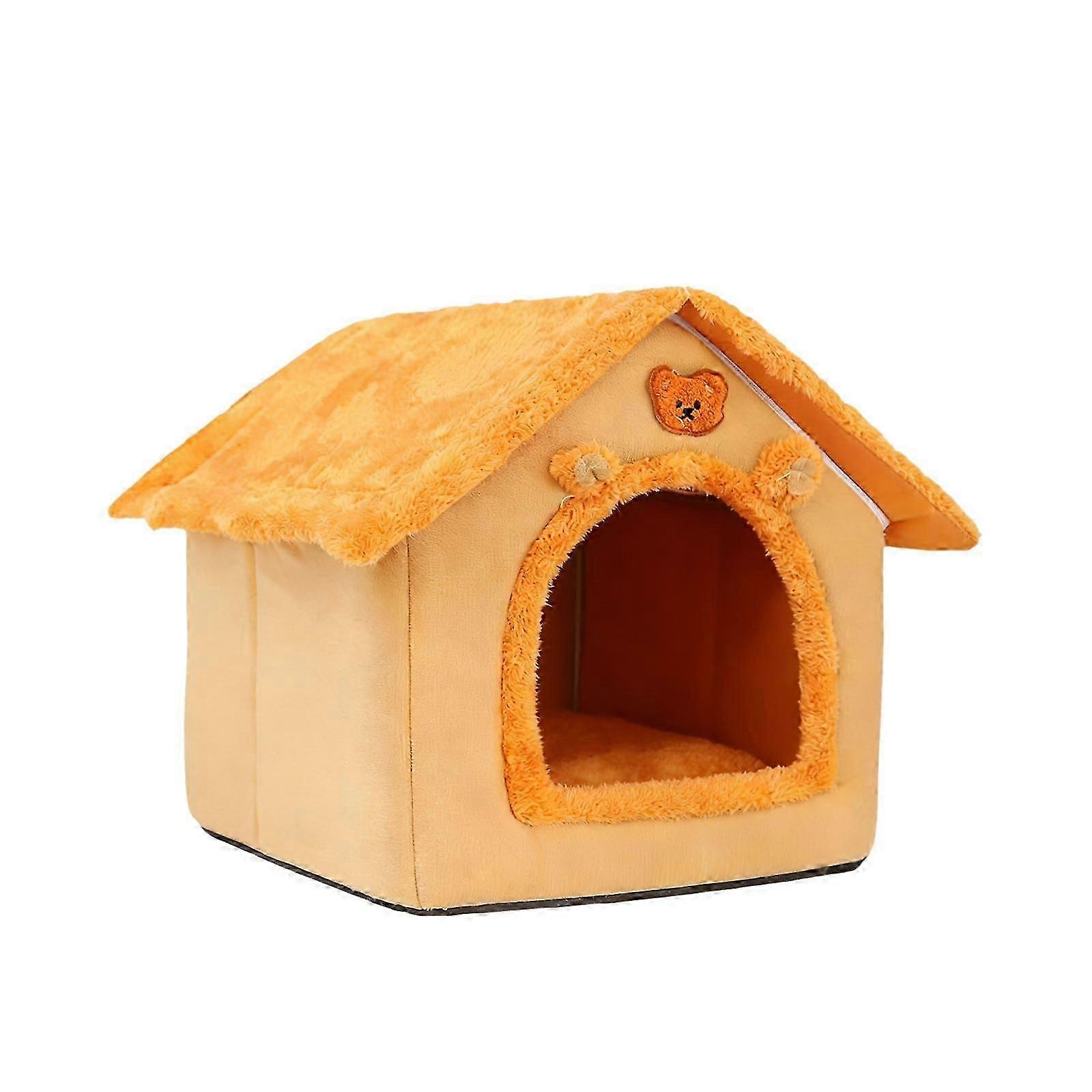 Compact Pet Hideaway Bed Fleece Cushion