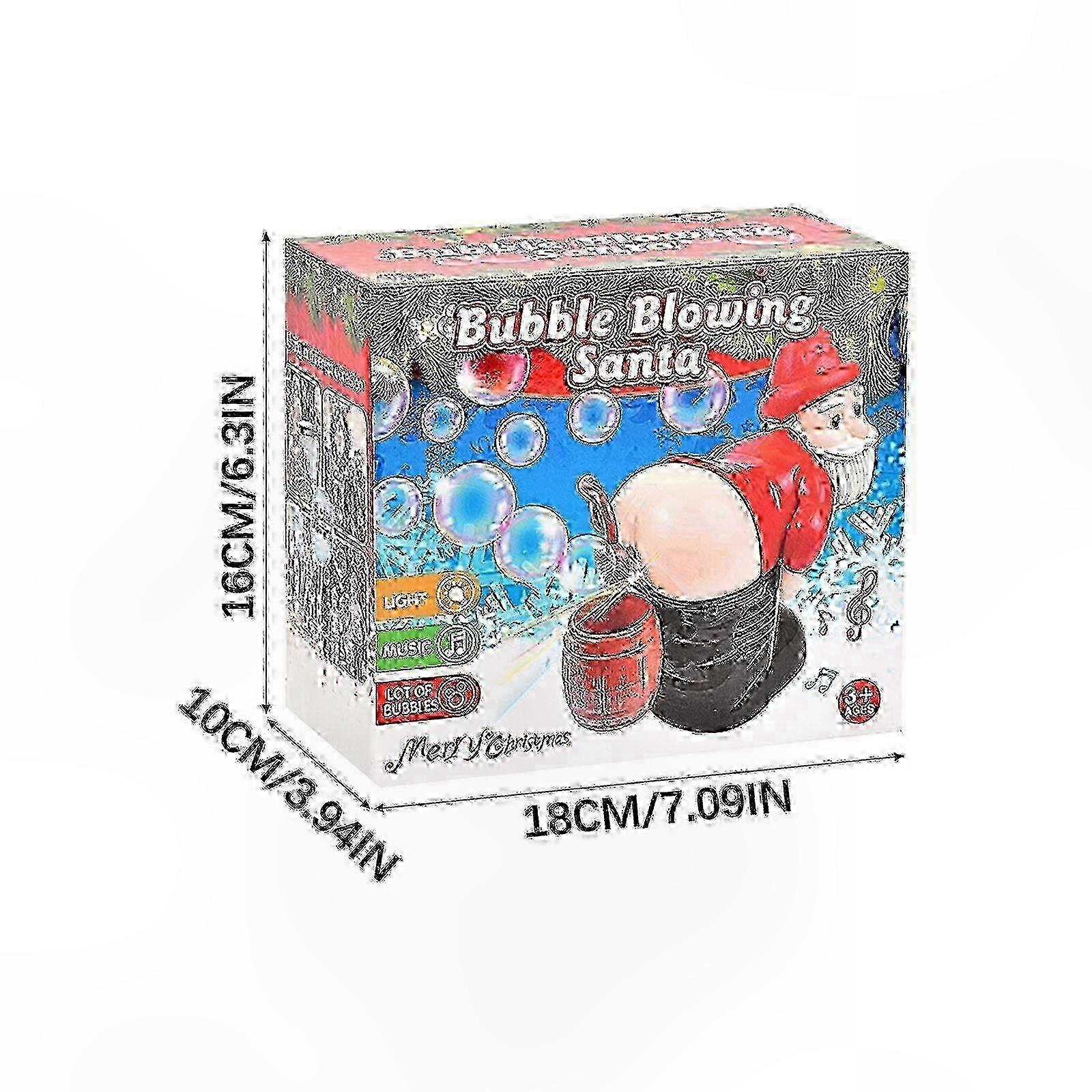 Santa Bubble Blower With Light And Sound