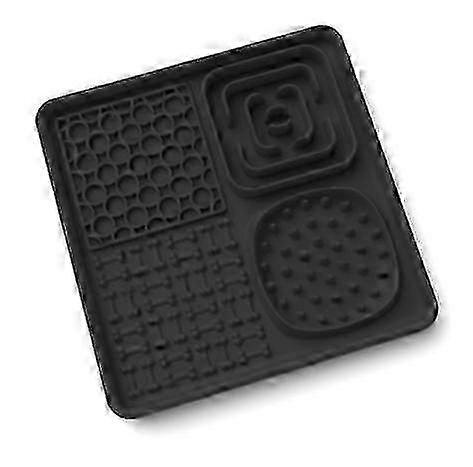Four Zone Silicone Lick Mat With Suction Base