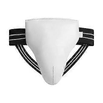Taekwondo Groin Guard compatible with Kids PU Leather Protective Gear Boxing XL