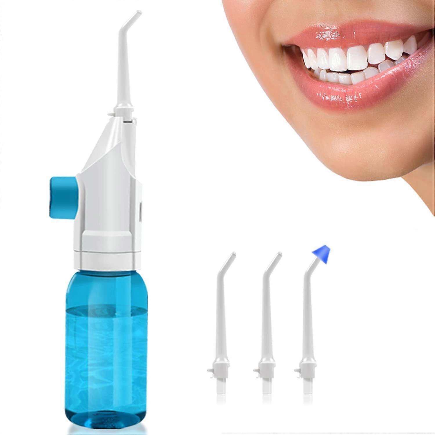 Compact Cordless Water Flosser Blue