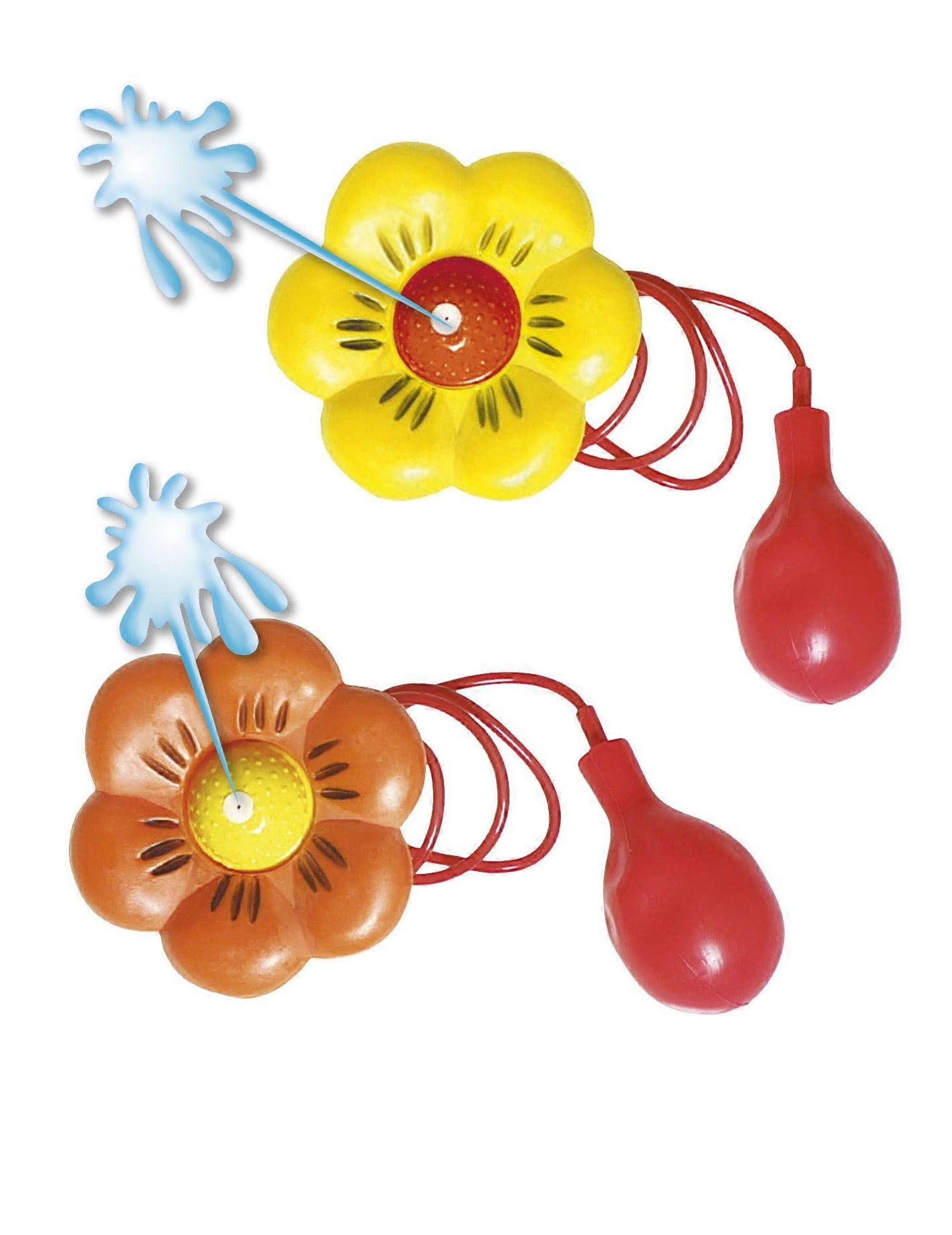 Flower throws water clown