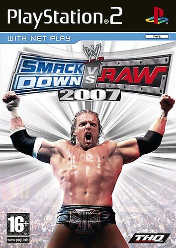 WWE سماكداون مقابل.RAW 2007 (PS2) -- بال -- جديد ومختومة