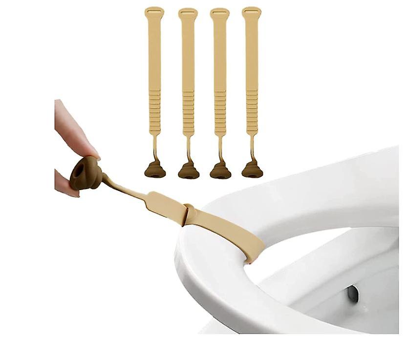 Poignées De Couvercle De Toilette - Lot De 8 En Silicone - Réglables Et Réutilisables - Hygiénique Et Facile à Installer