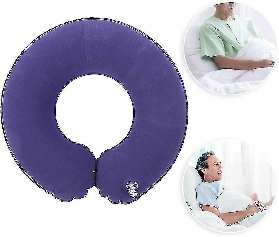 Inflatable Seat Cushion, Inflatable Ring Cushion, For Tailbone Pain, Hemorrhoids, Sciatica