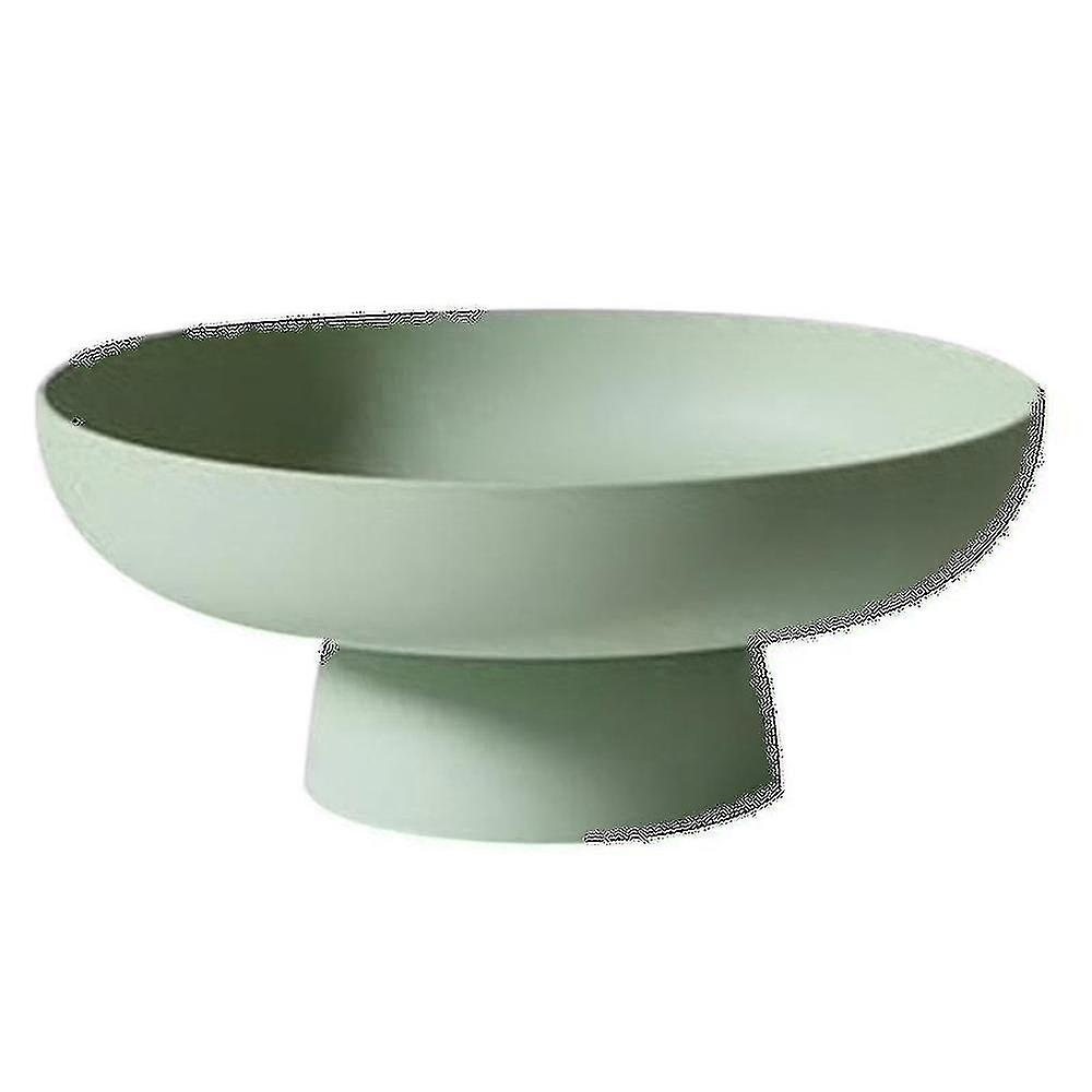 Fruit Dish Round Drain Fruit Basket Modern Style Container For Kitchen Counter Table Centerpiece
