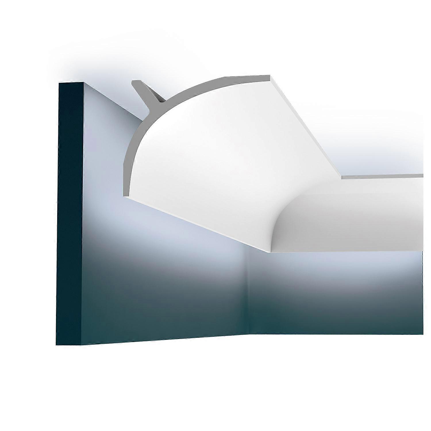 Orac Decor 1 x Cornice moulding C991 ULF MORITZ white Purotouch® pre-primed lightweight, sturdy, dimensionally stable usable