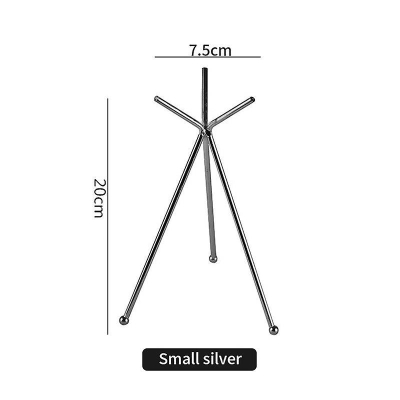 1pc Triangle Bracket Figurine Holder Crystal Ball Base Desktop Display Stand