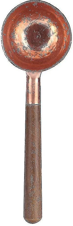 Wood Handle Living Coffee Scoop Coffee Accessories Black Walnut&red Copper Multi Function For Coffee