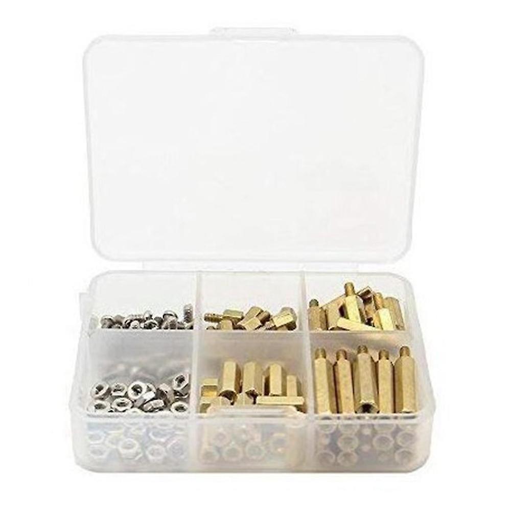 120pcs Installation Tool For Raspberry Pi 4 Model B/3b+/3b M2.5 Series Hex Brass Column/nuts+screws