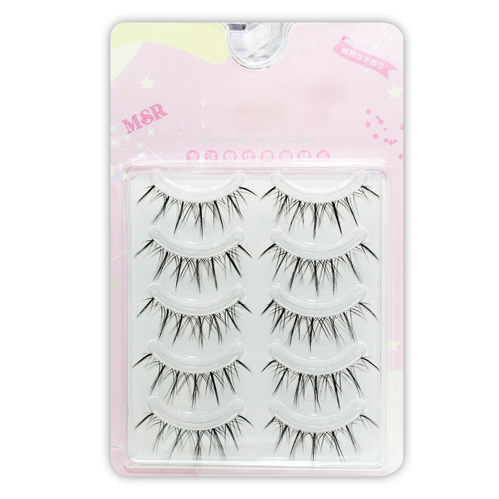 Comic Look False Eyelashes Handmade Multi-layered Fur False Eyelashes Contact Lens Friendly