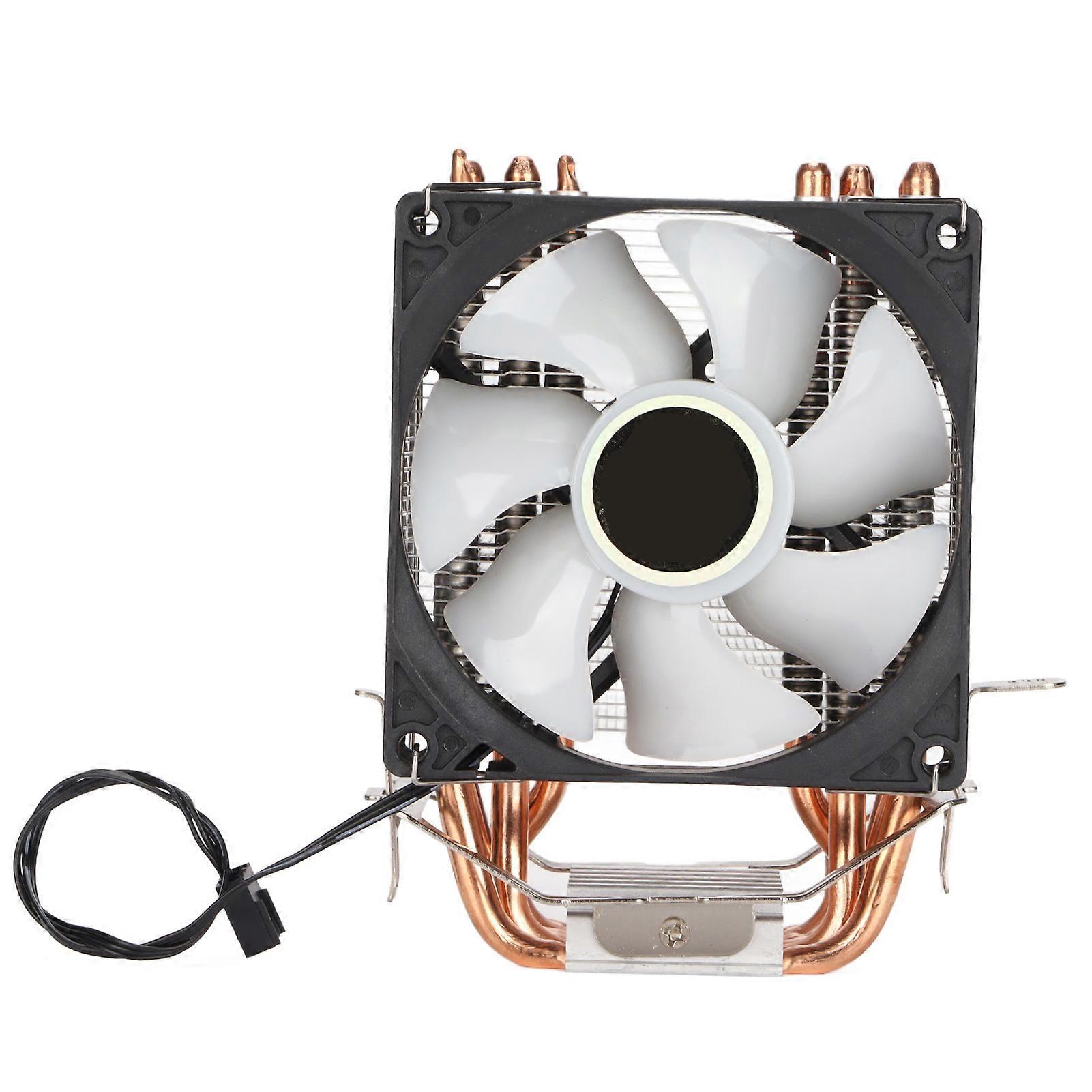 CPU Cooler Direct Contact Technology Precise Airflow Low Noise Excellent Heat Dissipation Six Tubes RGB 3pin CPU FanSingle Fan