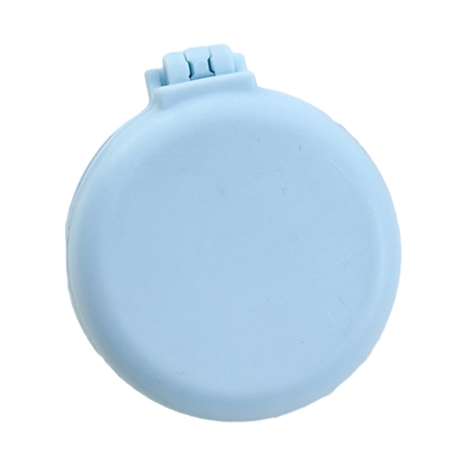 Air Cushion Comb Cute Candy Color Portable Folding Comb with Mirror Gentle Massage for Tangle-Free