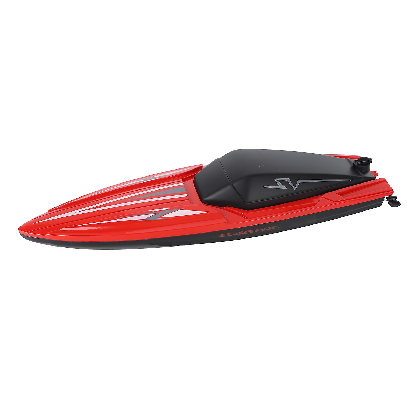 RC Boot Wasserdichtes Dual Motor Racing Schnellboot 35x10x9cm Rot