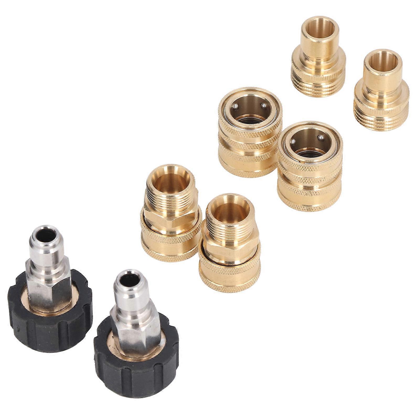 Pressure Washer Adapter Set Water Pipe Quick Disconnect Kit Fittings Industrial Hardware