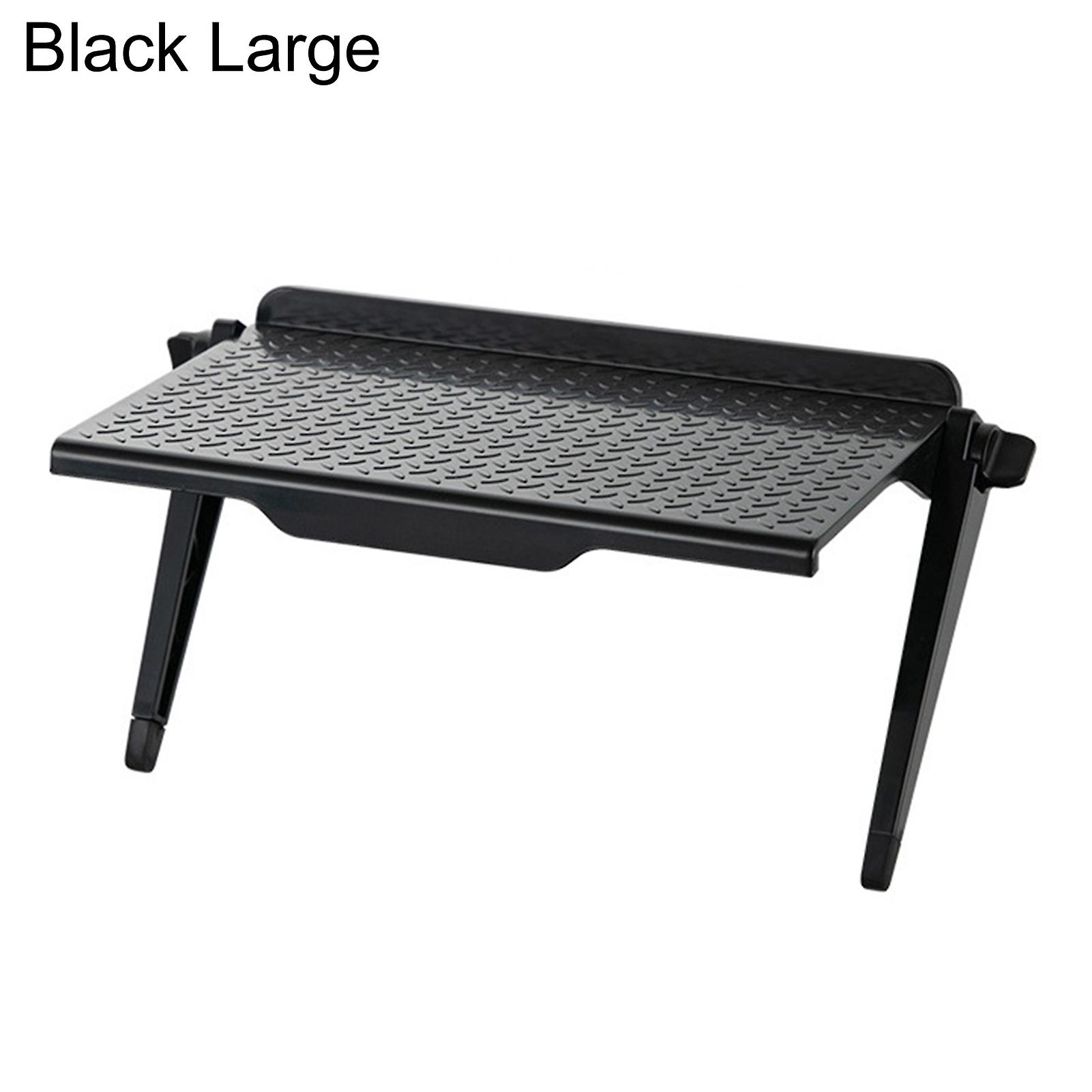 Monitor Storage Rack Punch-free Adjustable Desktop PC Screen Support TV Shelf Organizer for Computer