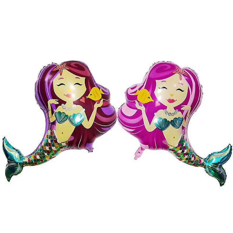 2pcs Mermaid Balloons For Party