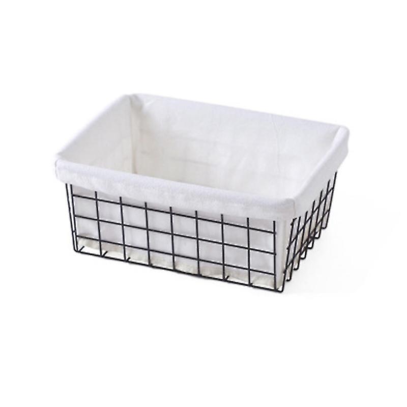 The New 1pcs Wrought Iron Storage Basket