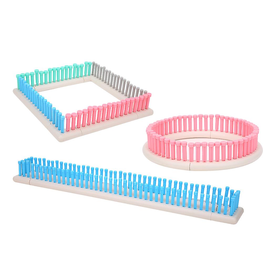 Multi Function Knit Weaving Loom Kit for Hat Scarf Manual ABS Plastic Knitting DIY Tool