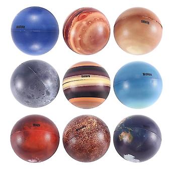 Solar System Stress Balls Anti Stress Ball Planets For Kids Solar System Toys Model Planet Squishy Balls Educational Toy