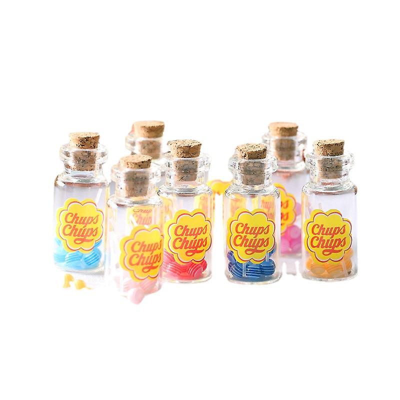 15Pcs Miniature Furniture Toy Dolls House Diy Decoration Accessories Mini Color Lollipop