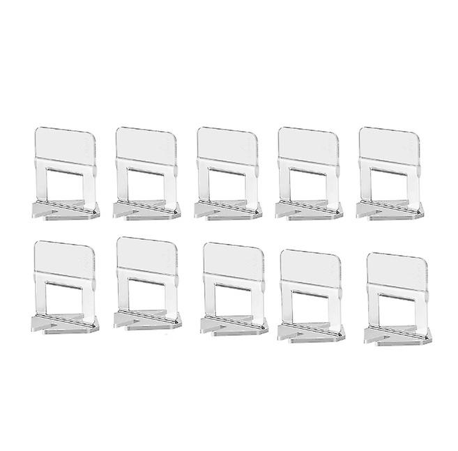 Clips 10 Piece 1mm Tile Spacers Professional Self-Leveling Spacer Leveling System Kit for Ceramic W