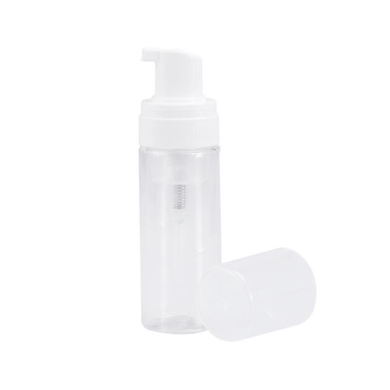 50Ml Dispensing Bottle Plastic Column Pump Dispenser Reusable Empty Bottle (Transparent)