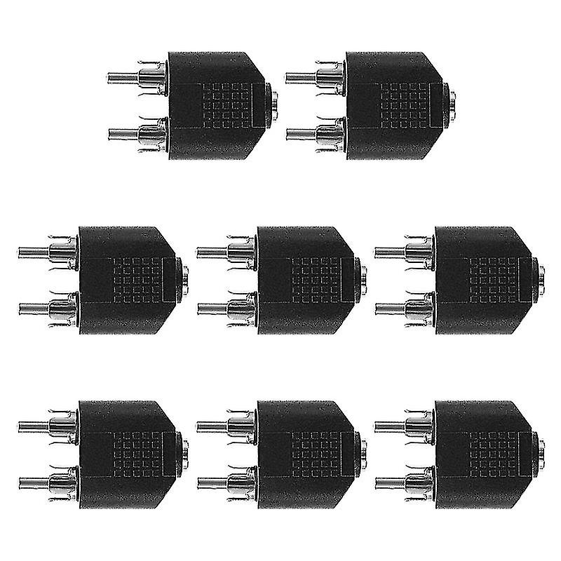 8pcs Rca Splitter Connector
