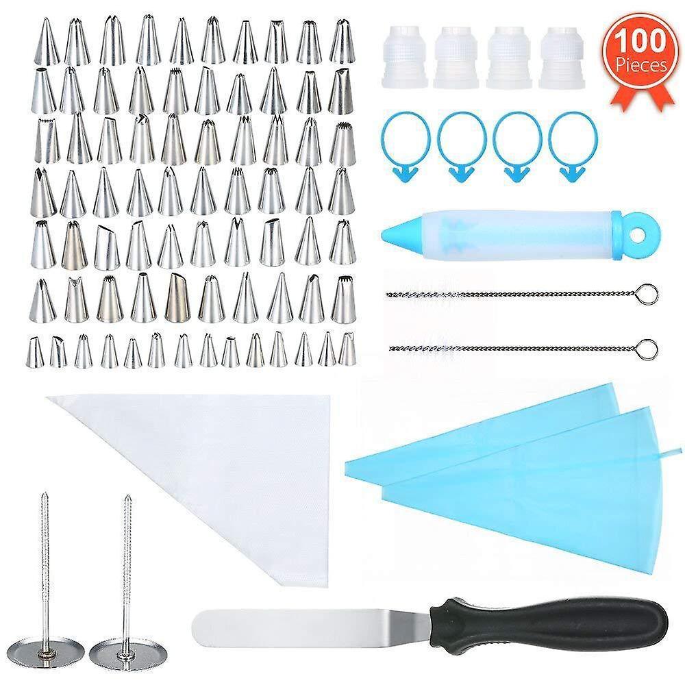 100 Piece Cake Decorating Box With Storage Box