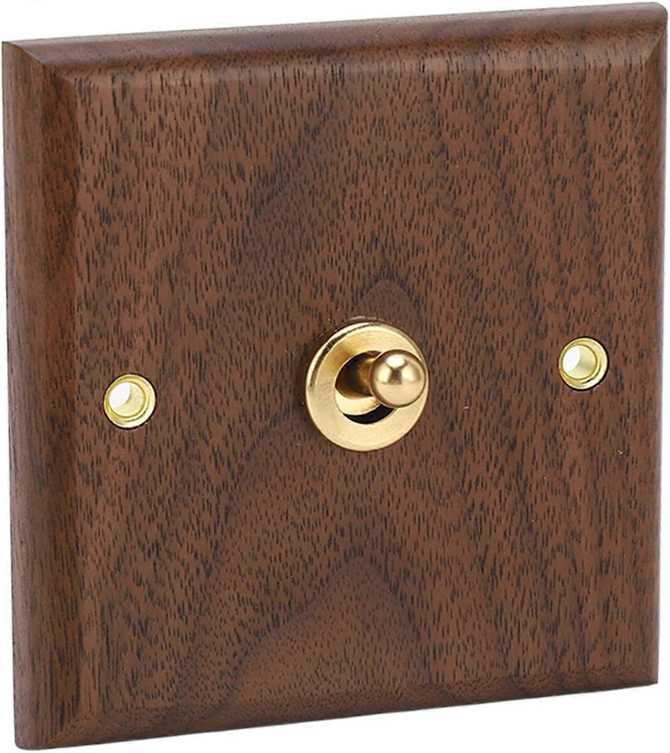 250V Wall Panel Switch Plate, Socket Covers, Wooden Handmade Rocker ...