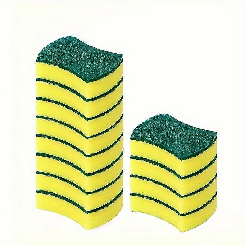 12PCS Premium Thickened Dish Sponges - Advanced Cleaning Power, Scratch-Free, Super Absorbent - Long-Lasting, Double-Sided Scouring Pads for Kitchen &
