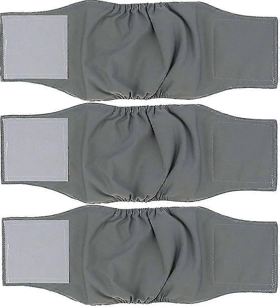 Serviette réutilisable pour chien mâle 3 Pack