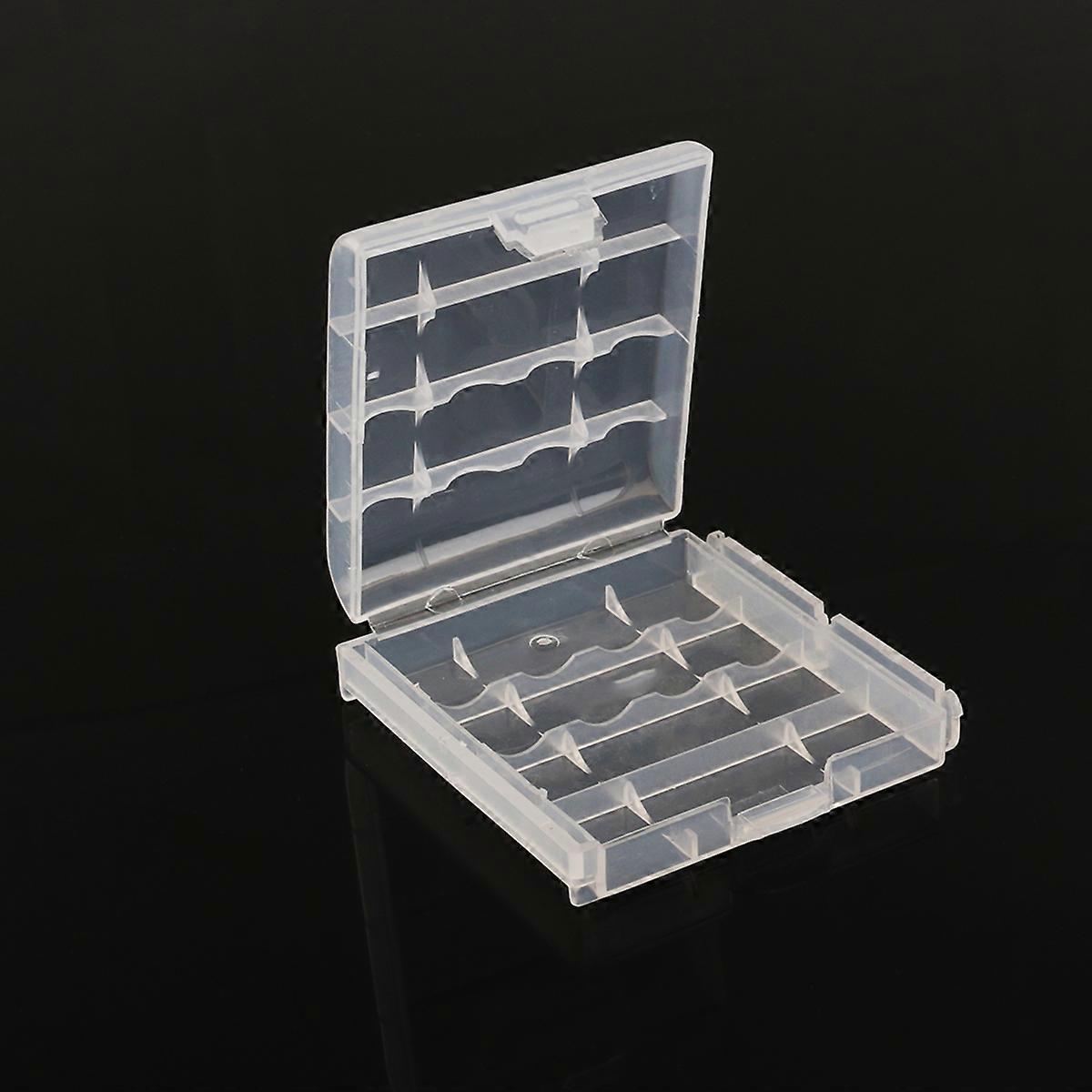 5pcs AA /AAA Electronic Box Storage Hard Case Boxes (Transparent)
