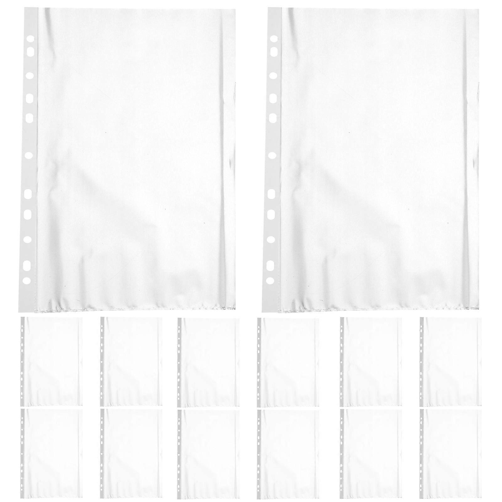 200Pcs Practical Binder Folders Multifunctional File Protectors Creative Document Folders