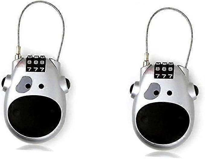 Cow Anti-theft Lock Helmet Lock Password Lock Suitcase Lock for Bicycle Helmet