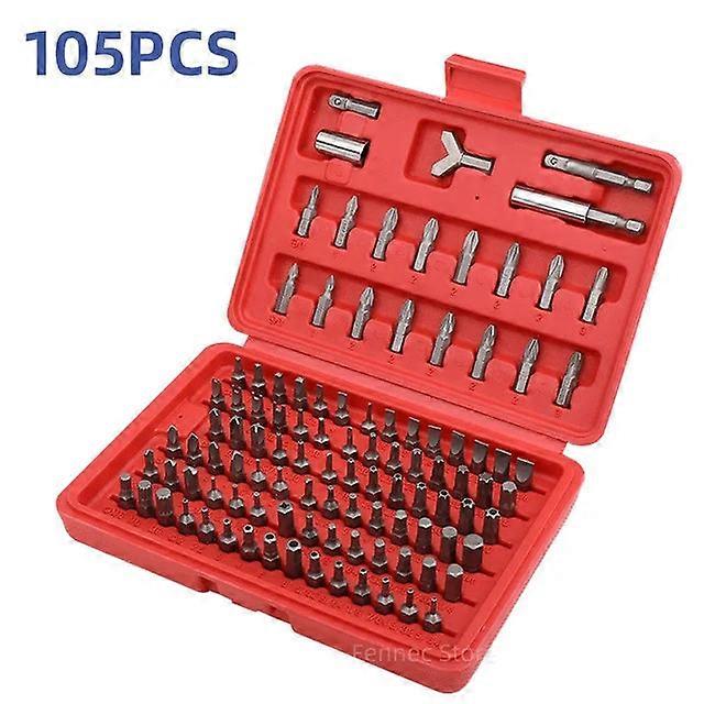 100Pcs Screwdriver Bit Set Multi-bit Ratcheting Screwdriver,phillips,slotted, Square, Torx Combo Bits Precision Repair Tool Kit