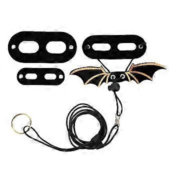 Adjustable Lizard Leash Bearded Dragon Harness Soft for Reptiles Small Pet AnimalsBlack