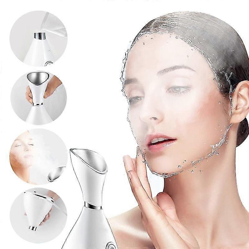 Facial Steamer Face Steamer Spa Warm Mist Humidifier Atomizer Sauna Sinuses Moisturizing (EU Plug)