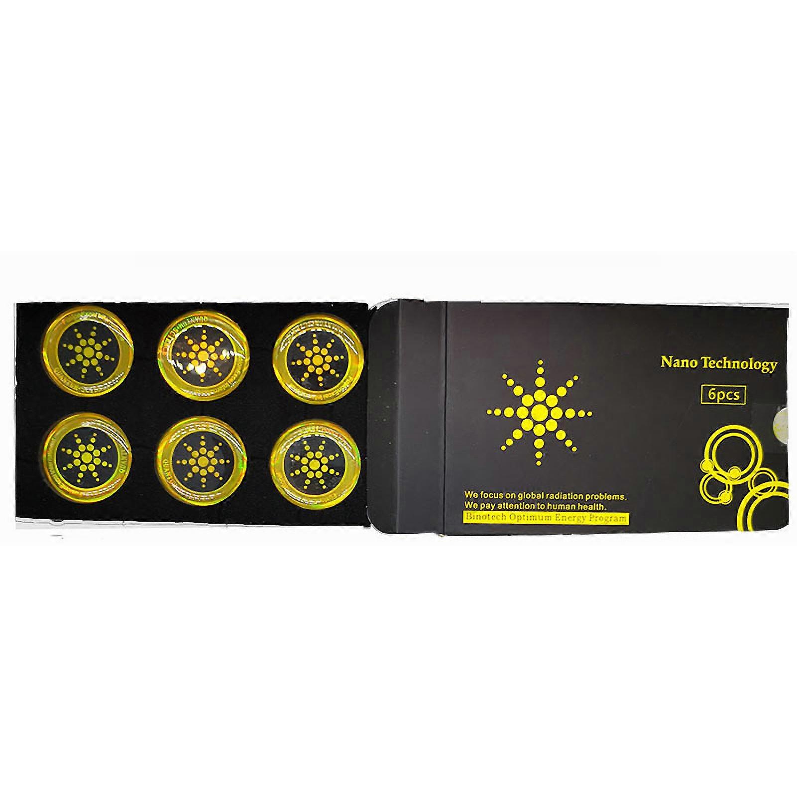 מדבקות לטלפונים סלולריים להגנה מפני קרינה EMF מדבקות מגן נגד קרינה למחשבים טלפונים ניידיםזהב