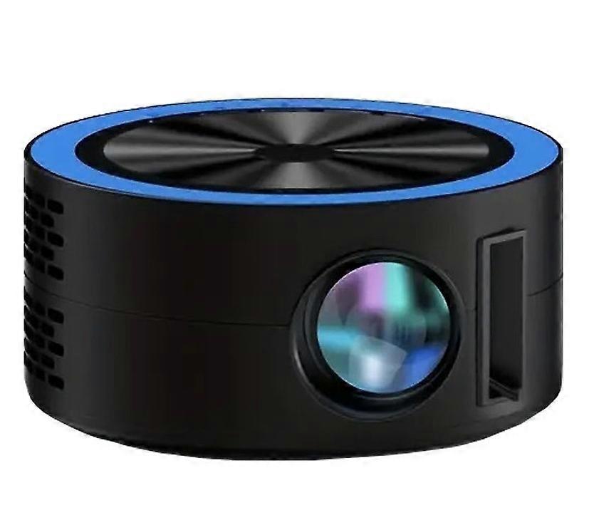 WiFi Bluetooth-projektor 1080P udendørs projektor Blå sort, velegnet til biograffilm, Sync Smart