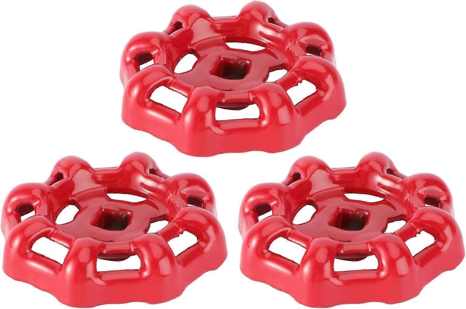Sets Valve Handwheel Red Iron Valve Handle Ball Valve Stop Valve Water Pipe Valve Upper Part Handle 